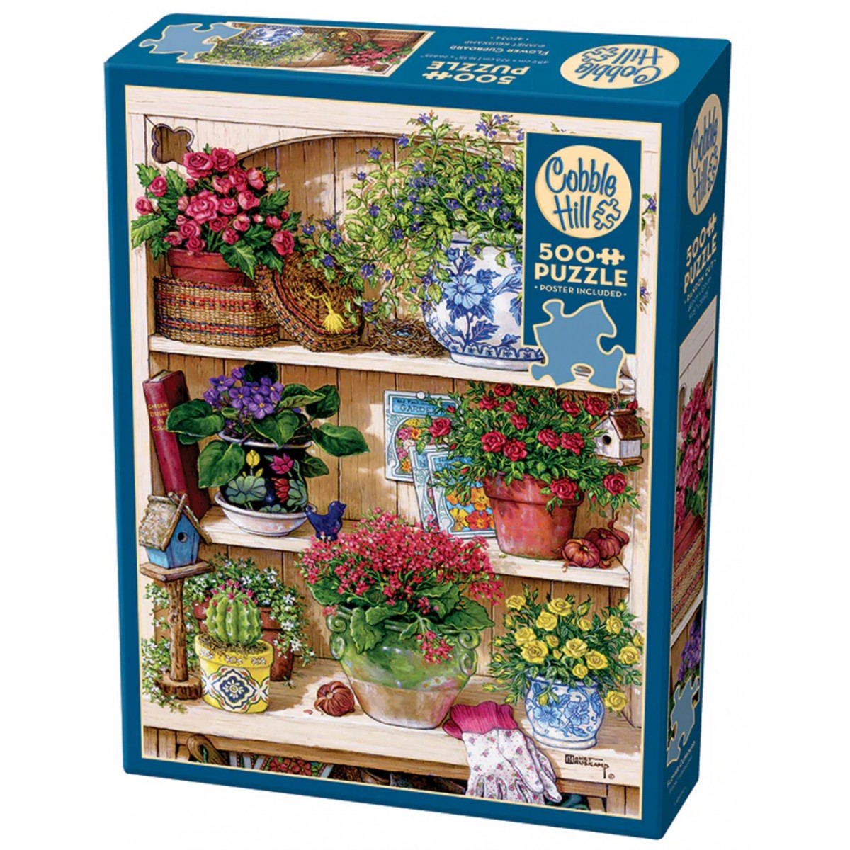 Cobble Hill Jigsaw Puzzle: Flower Cupboard